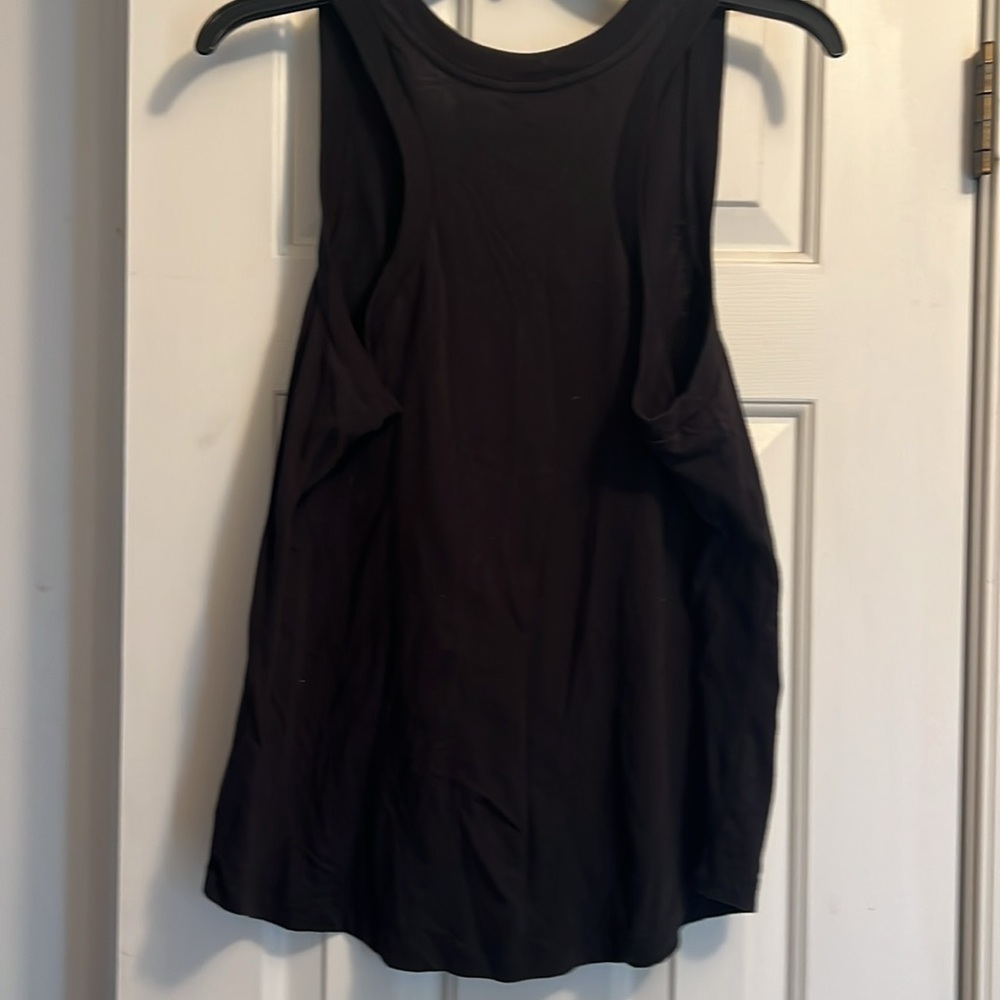 PINK Victoria's Secret Black Relaxed Graphic Tank Top - Picture 4 of 4